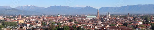 cityscape of Vicenza City in Northern Italy