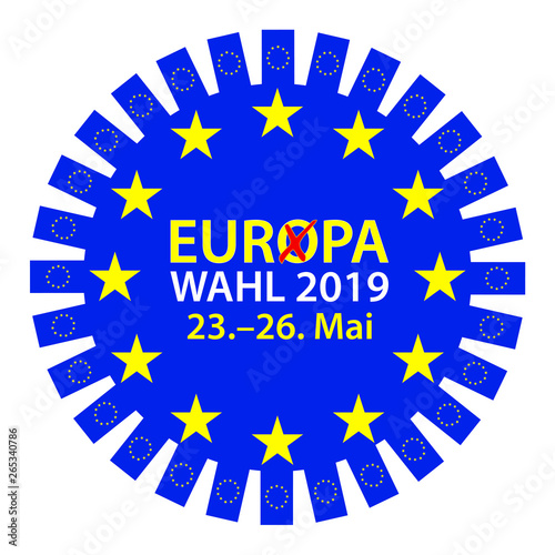 Europawahl 2019 am 26. Mai 2019