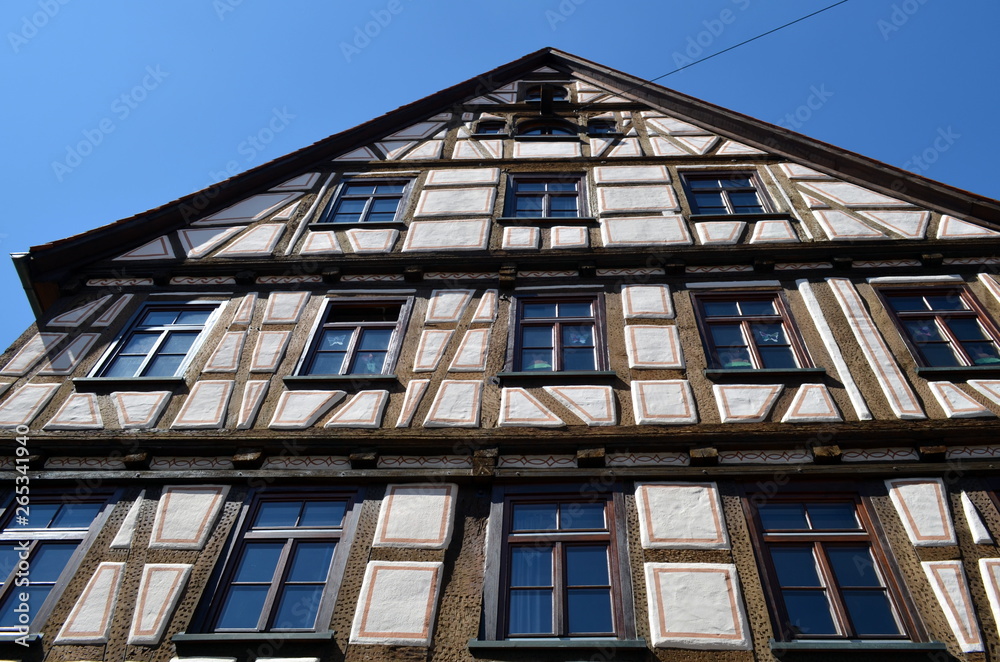 Fachwerkhaus in Heidenheims Altstadt