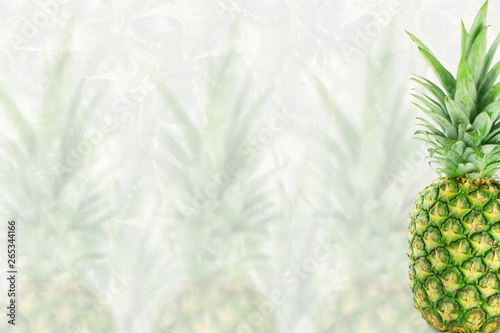 pineapple fruit texture as background © gv image
