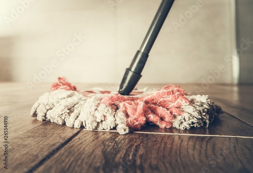 Cleaning Mop Closeup photo