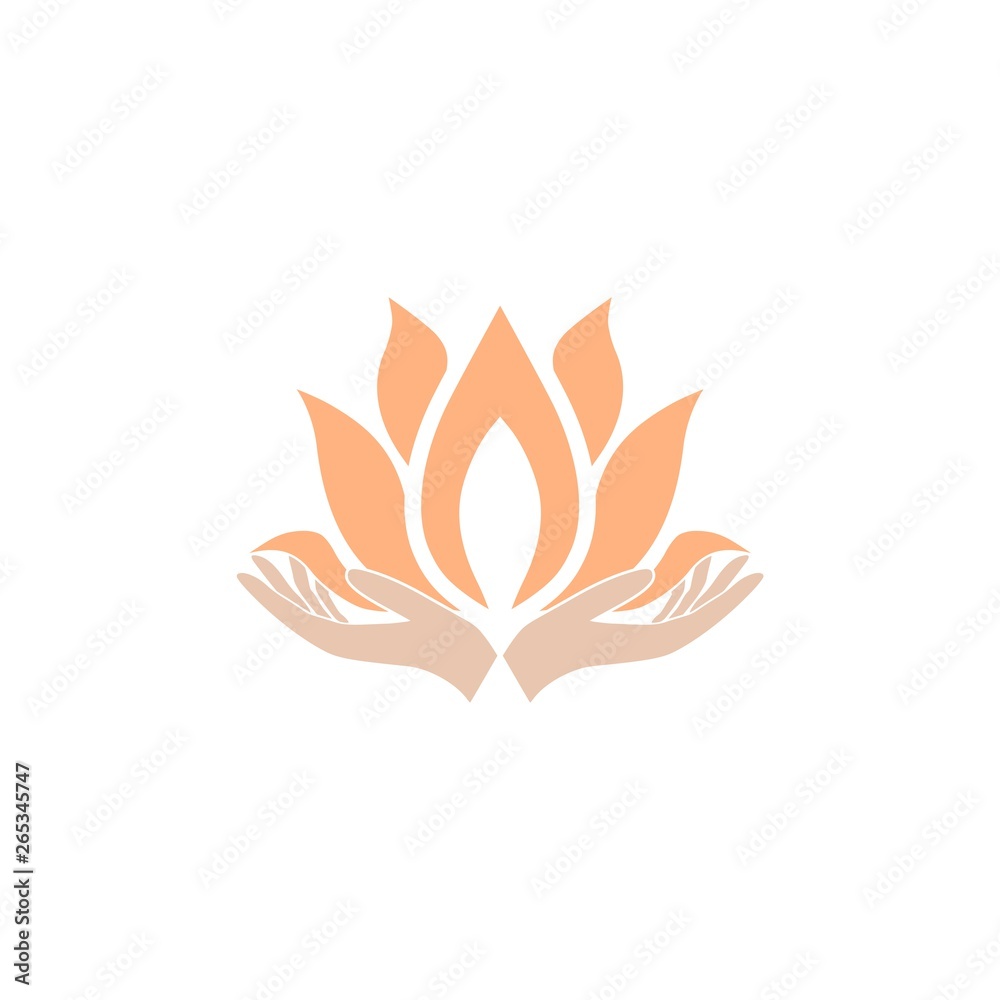 Lotus flower logo concept Lotus flower logo concept