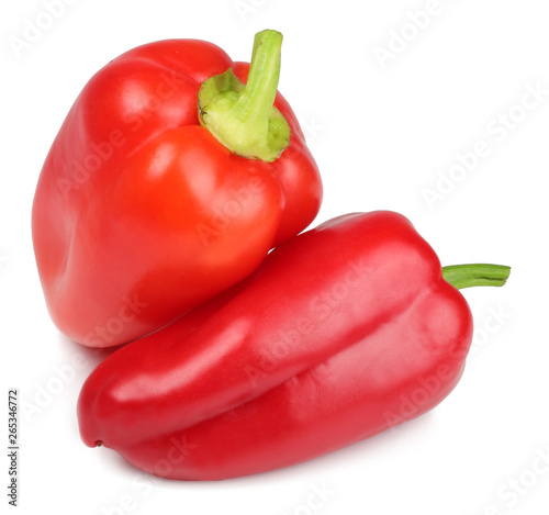 Sweet pepper on white background