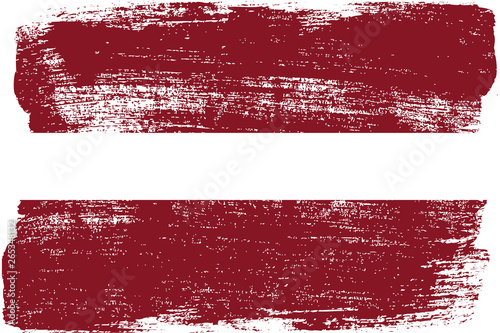 Obraz na płótnie Malowana flaga w salonie