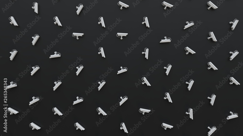 Security camera cctv pattern, abstract dark cyber security surveillance texture background, threat detection, abstract 3d illustration render Security camera cctv pattern, abstract dark cyber security surveillance texture background, threat detection, abstract 3d illustration render