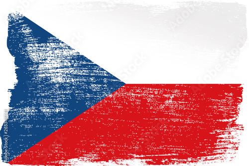 Obraz na płótnie Malowana flaga w salonie