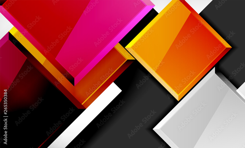 Colorful square and rectangle blocks background Colorful square and rectangle blocks background