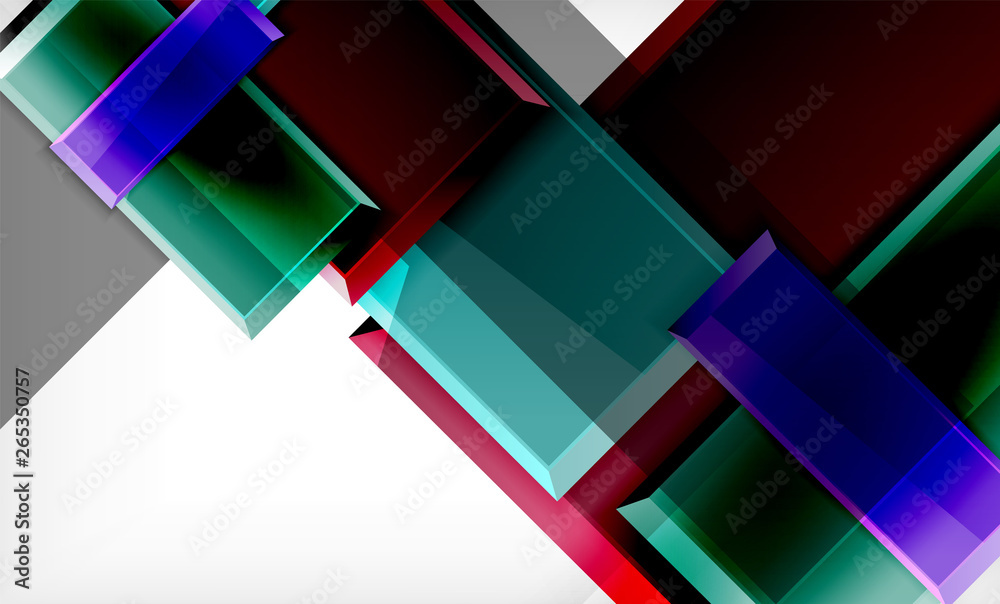 Colorful square and rectangle blocks background Colorful square and rectangle blocks background