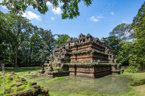 Phimeanakas temple at Angkor in Cambodia is a Hindu temple built in the Khleang style, siem Reap, Cambodia photo