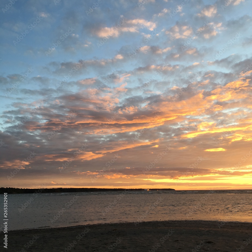 Fototapeta premium evening sky