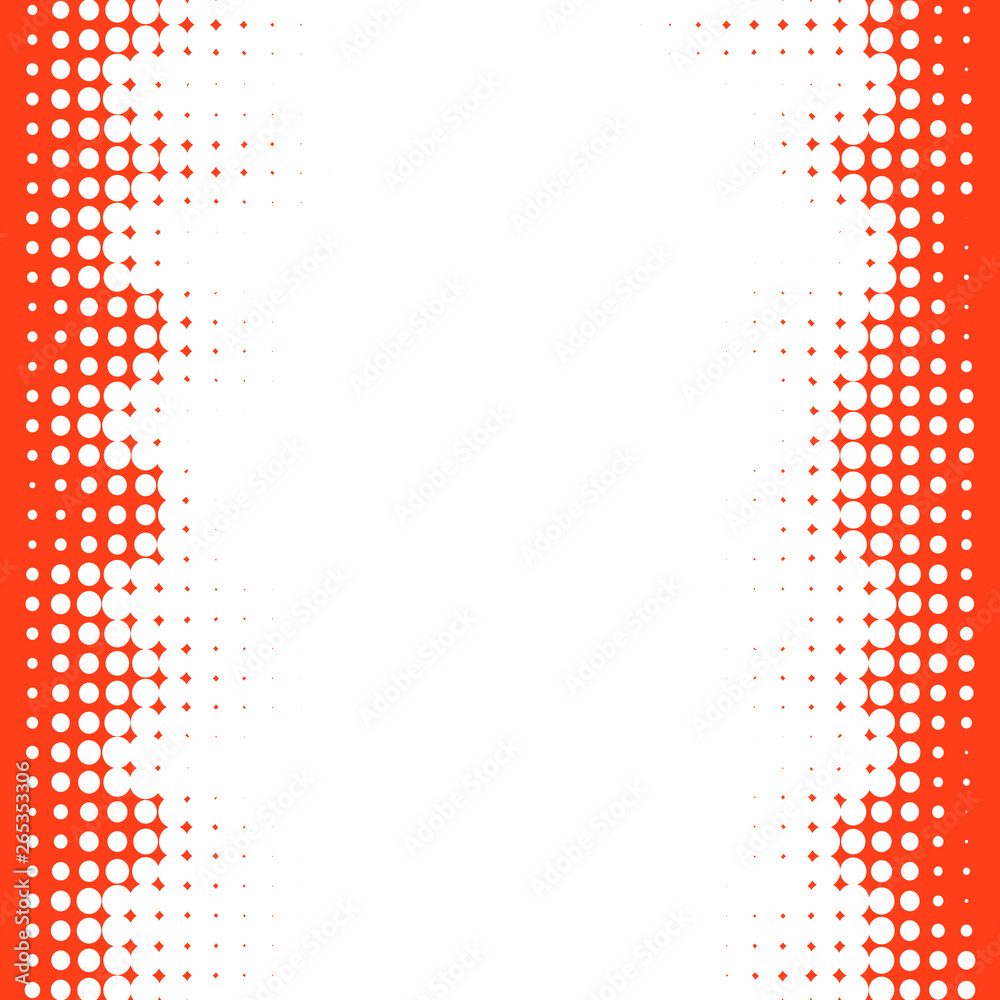 Modern red halftone background for print and wallpaper on the wall. flat vector illustration of dots