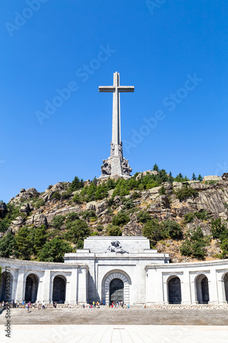 Valley of the Fallen (Valle de Los Caidos), the burying place of the Dictator Franco on the Sierra the Guadarrama, Madrid, Spain