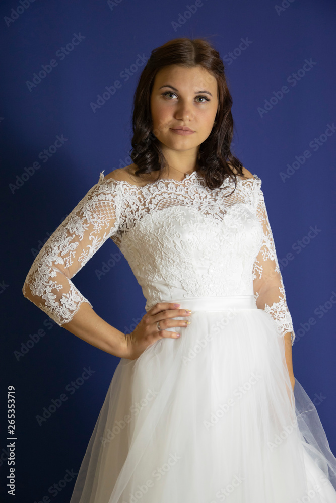 Bride in a wedding dress