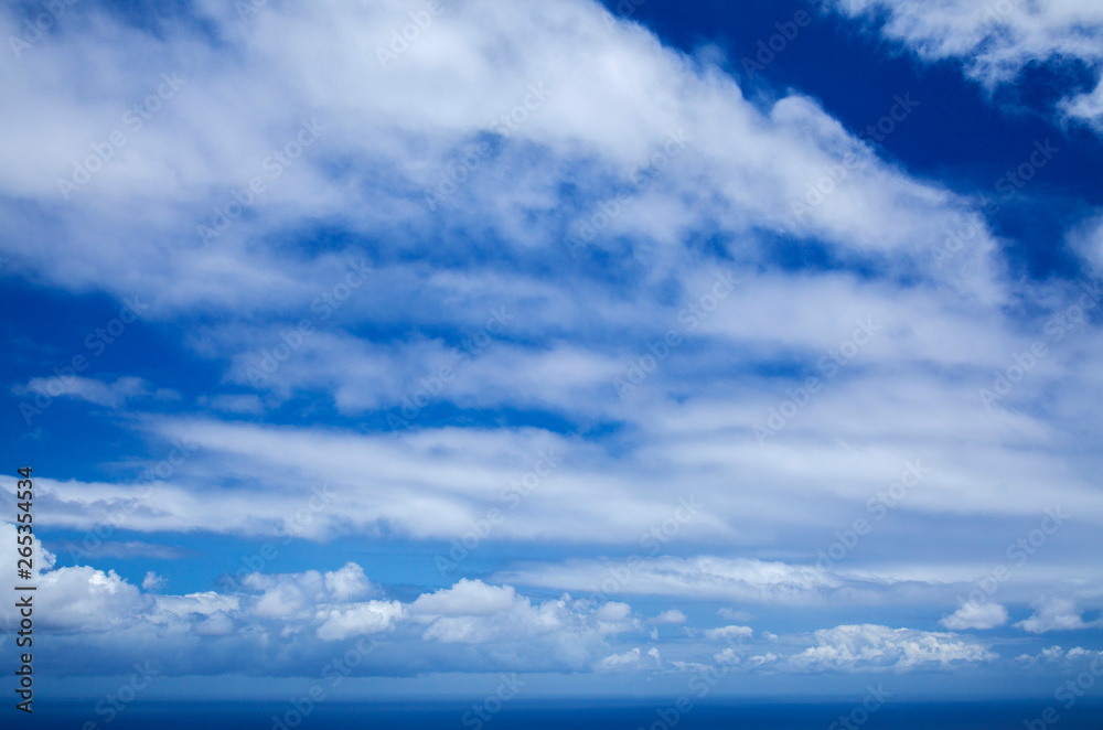 clouds over ocean