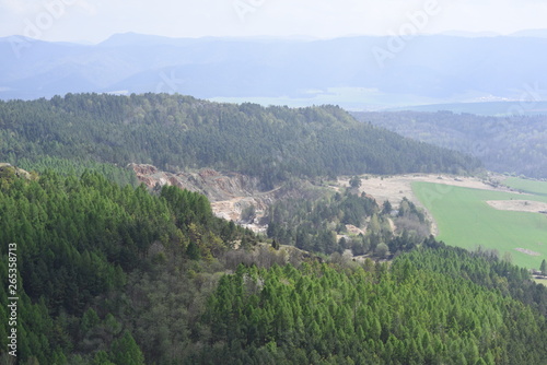  Beautiful views of nature. The mountains. Landscape. Old buildings