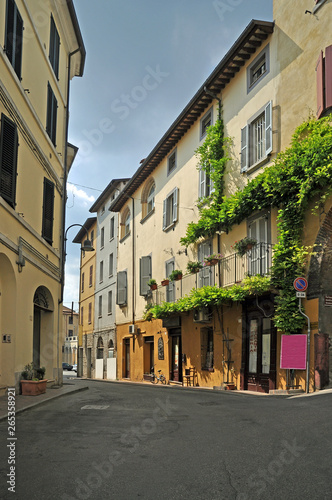 Forli, Castrocaro, details of the medieval Maltoni street. © claudiozacc