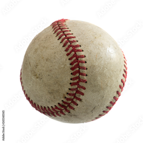 baseball ball on white background.