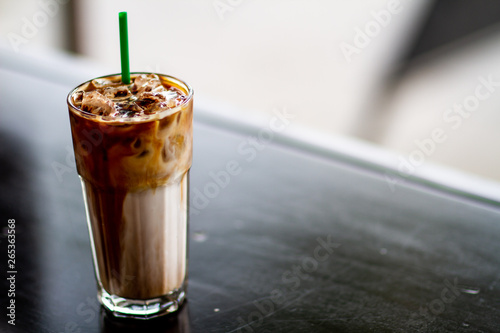 glass of iced coffee