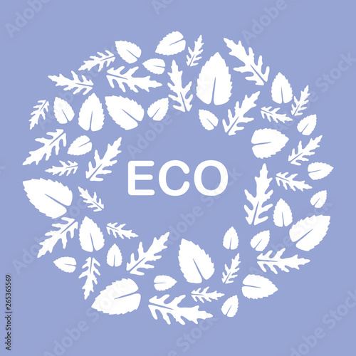 Arugula, basil leaves. Eco, vegan, bio, organic