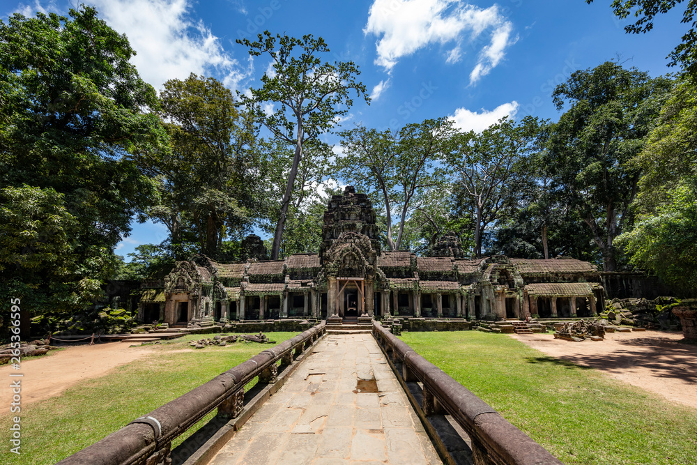 The breathtaking Ta Prohm temple at the Angkor Wat temple complex, Siem Reap, Cambodia The breathtaking Ta Prohm temple at the Angkor Wat temple complex, Siem Reap, Cambodia