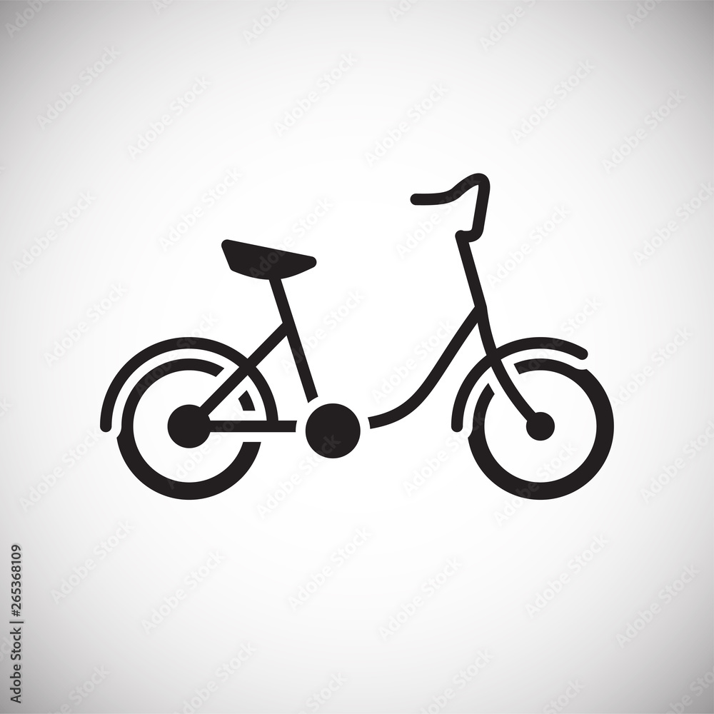Bicycle icon on background for graphic and web design. Simple vector sign. Internet concept symbol for website button or mobile app. Bicycle icon on background for graphic and web design. Simple vector sign. Internet concept symbol for website button or mobile app.