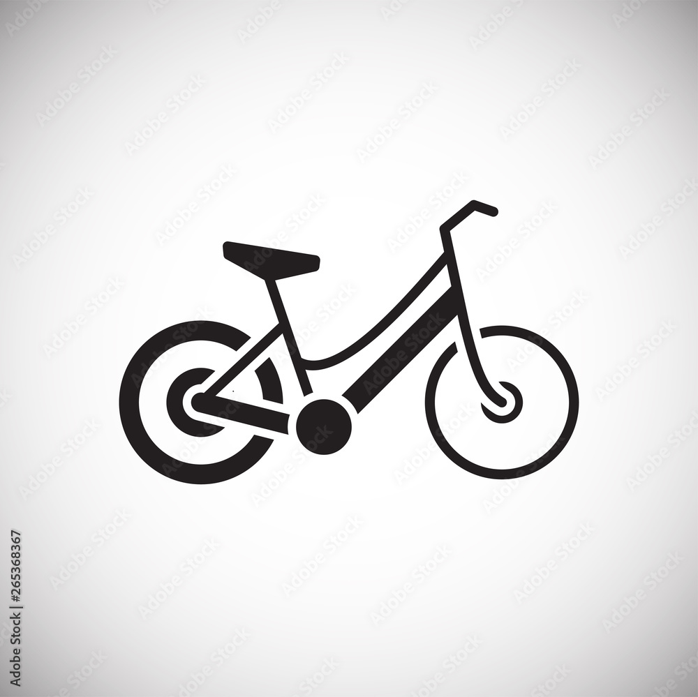 Bicycle icon on background for graphic and web design. Simple vector sign. Internet concept symbol for website button or mobile app. Bicycle icon on background for graphic and web design. Simple vector sign. Internet concept symbol for website button or mobile app.