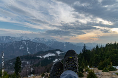 A short rest on the mountain