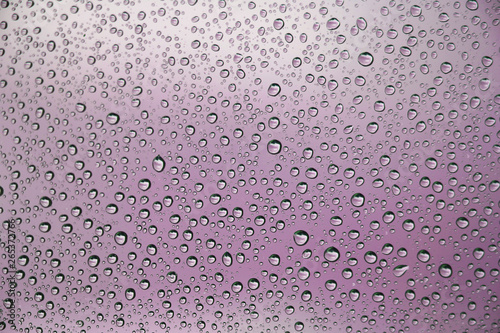 Rain drops on ink background