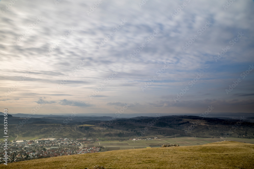 Fototapeta premium Landschaft im Abendlicht