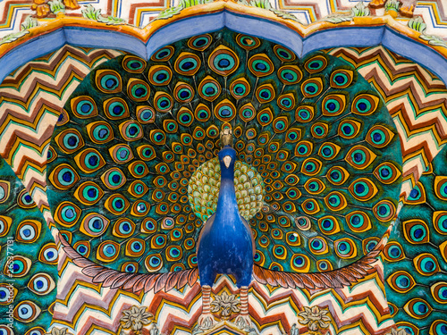 Peacock Gate, City Palace; Jaipur, Rajasthan, India