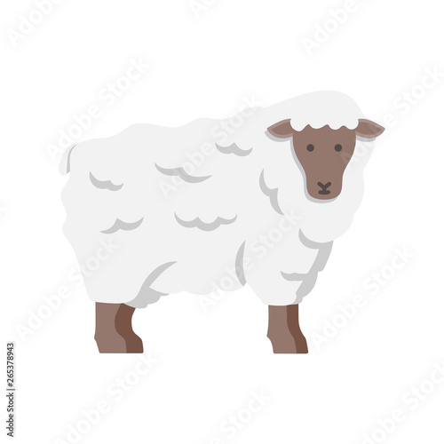 Lamb, sheep icon. Vector illustration