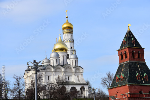 Moscow Kremlin architecture, color photo