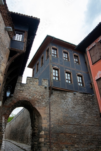 The beautiful architecture of the Old Town of Plovdiv, which in 2019 became the Capital of Culture in Europe.