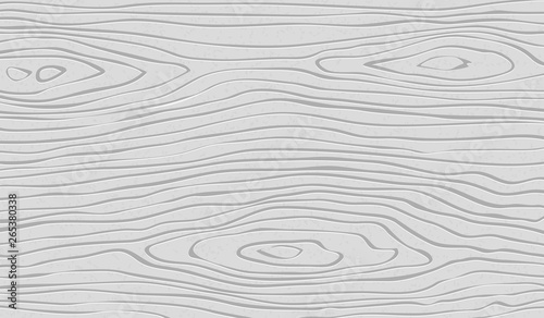 Grey wooden cutting, chopping board, table or floor surface. Wooden texture. Vector illustration