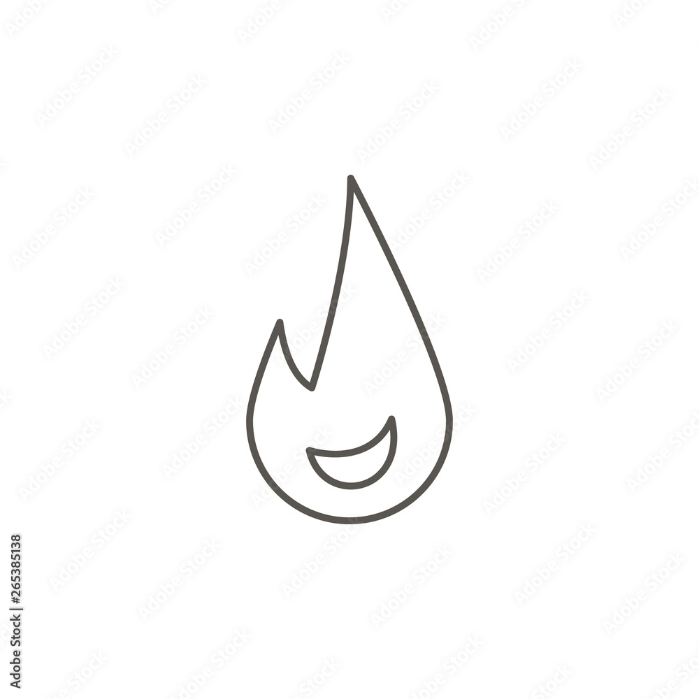 Fire, flame vector icon. Element of simple icon for websites, web design, mobile app, info graphics. Thick line icon for website design and development Fire, flame vector icon. Element of simple icon for websites, web design, mobile app, info graphics. Thick line icon for website design and development