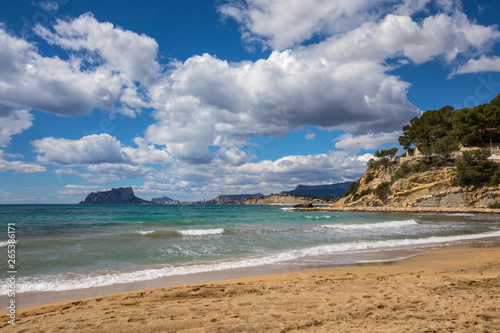 Fototapeta Naklejka Na Ścianę i Meble -  El Portet Beach in Moraira