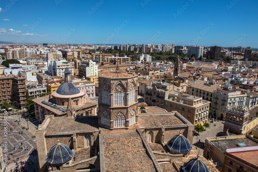 View from Torre del Micalet in Valencia