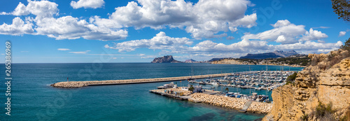 View from Moraira in Spain photo