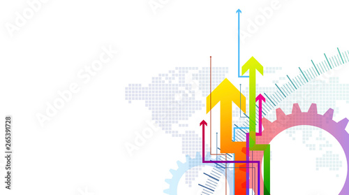 frecce, direzione, salire, salita, successo, fibra, connessione	