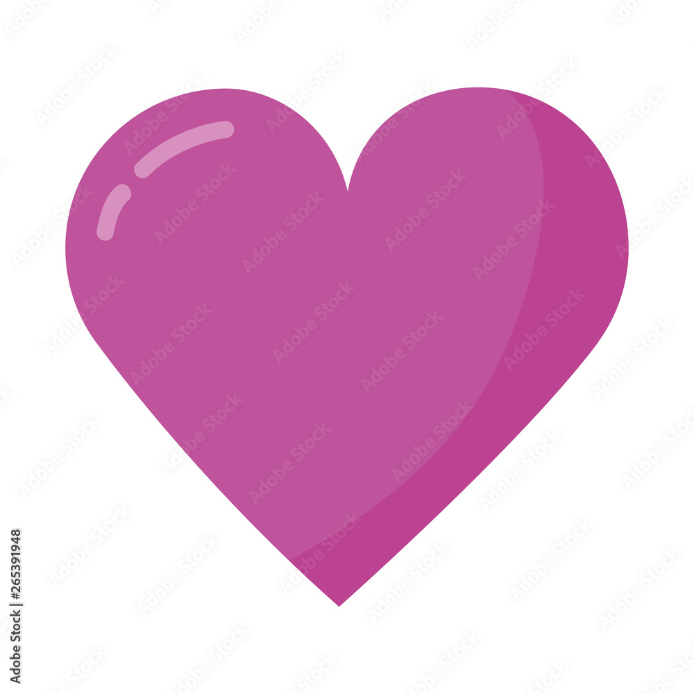 pink love heart