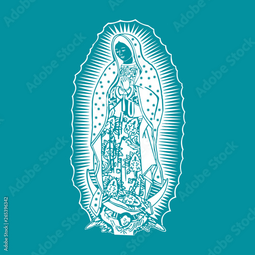 VIRGEN DE GUADALUPE, VIRGEN, GUADALUPE, IGLESIA, CATÓLICO, ÁNGEL, SANTA, MANTO, MILAGRO, 