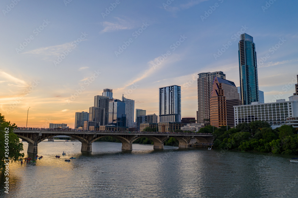 Fototapeta premium Austin Aerial Skyline