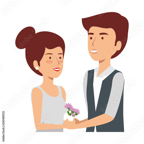 recently married couple characters