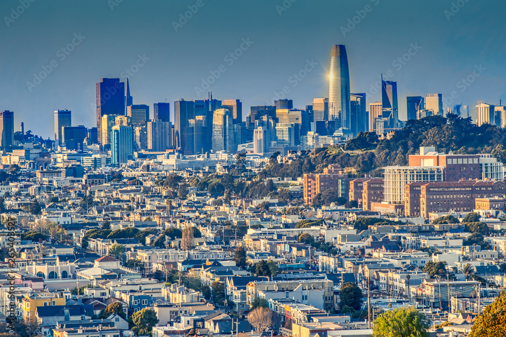 Obraz premium San Francisco Sunset