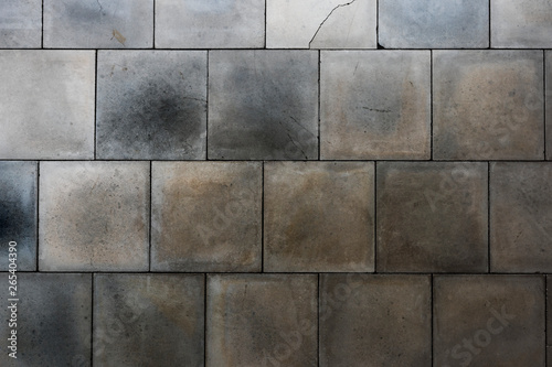 Wallpaper Mural Gray tiled wall Torontodigital.ca