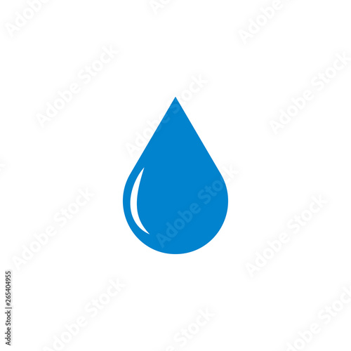 Water drop abstract graphic design template