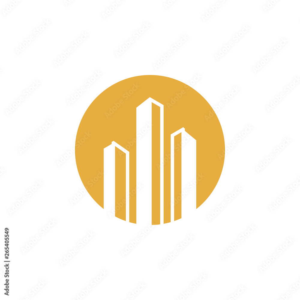 Real estate skyscraper graphic design template Real estate skyscraper graphic design template