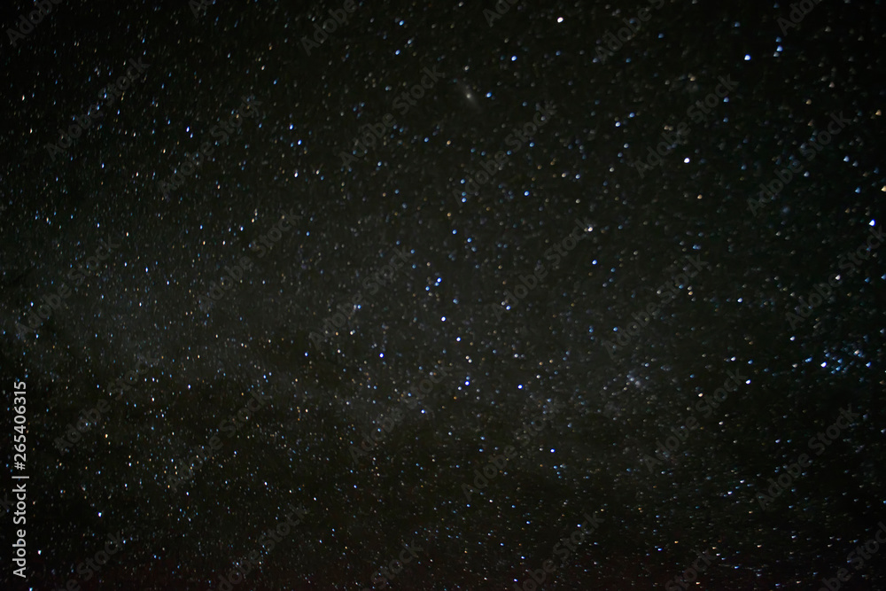 Beautiful stars in the dark