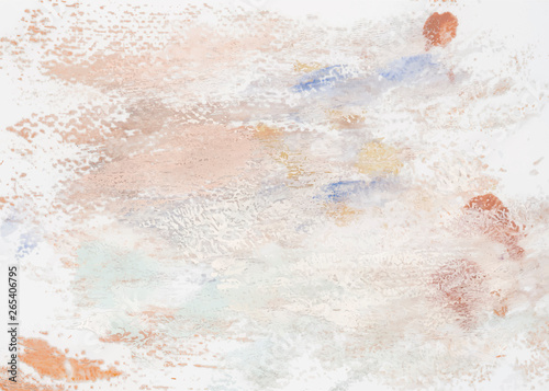 Earth tone paint on a canvas