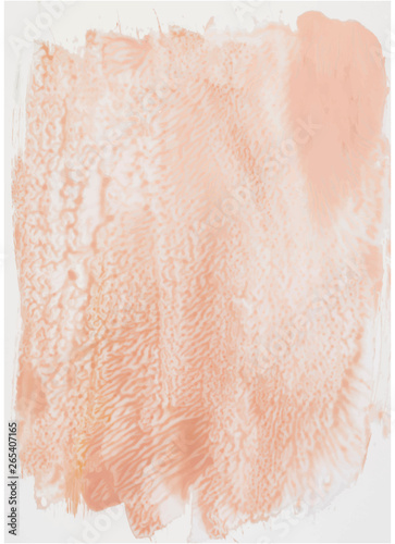 Orange paint on a canvas